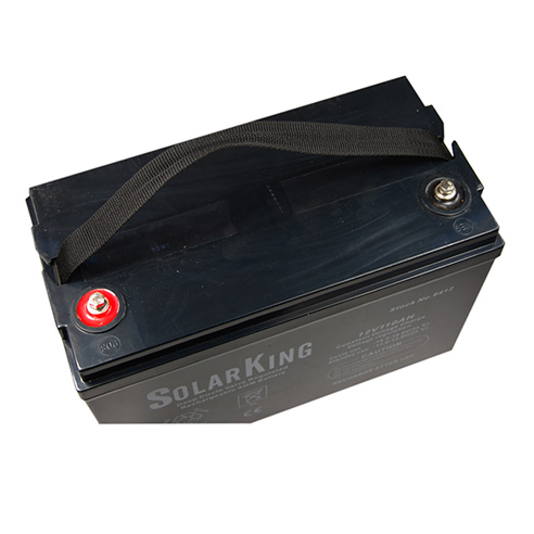 12V 110AH  SolarKing Deep Cycle Battery Plastic Case