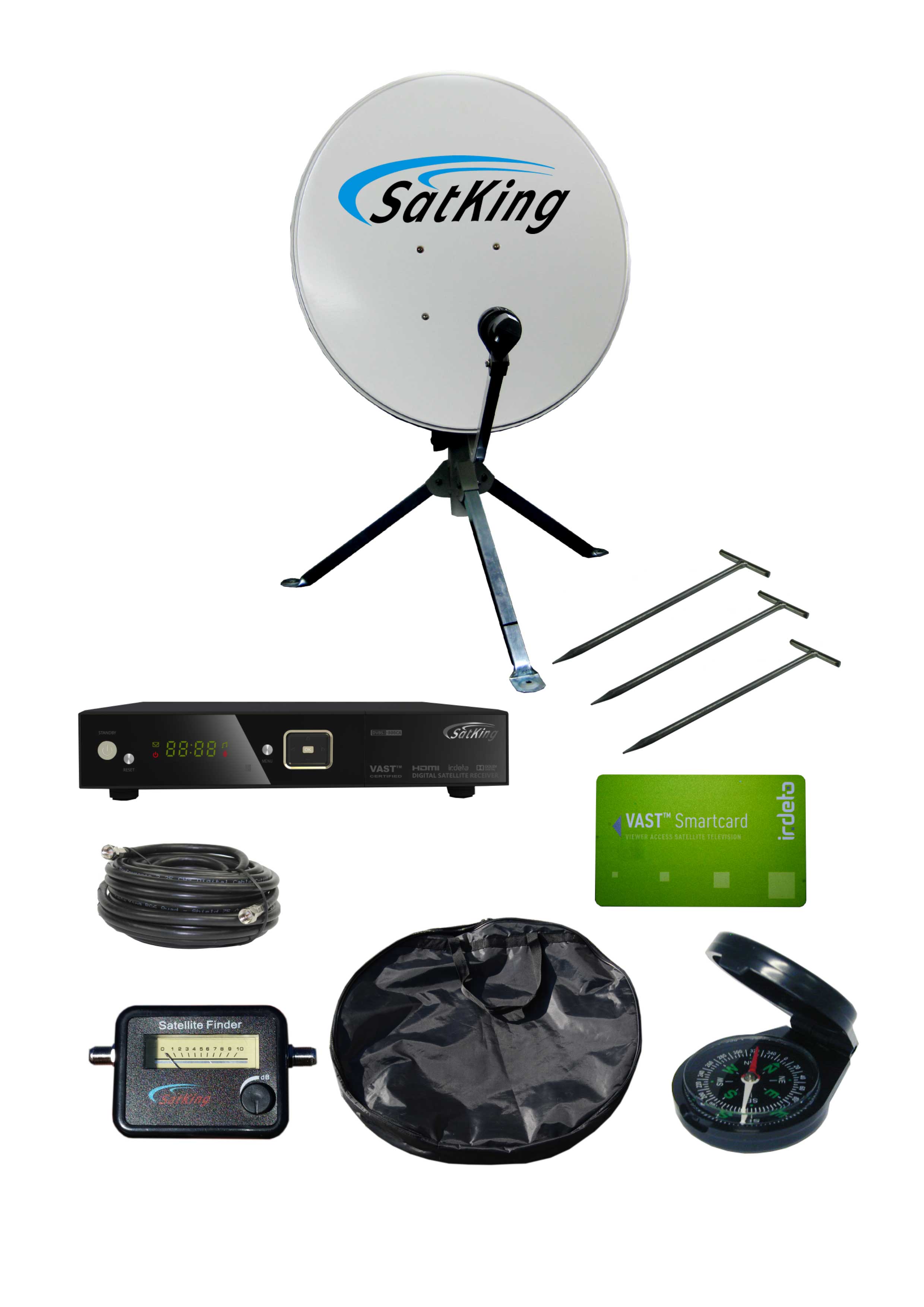 VAST Satellite TV Basic Traveller Kit